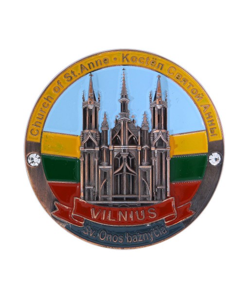 Suvenyrinis magnetas su Vilniaus Šv. Onos bažnyčia